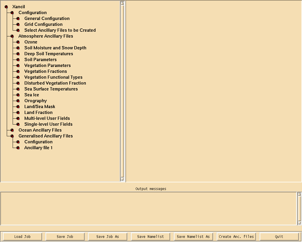 Figure 1: The Xancil GUI